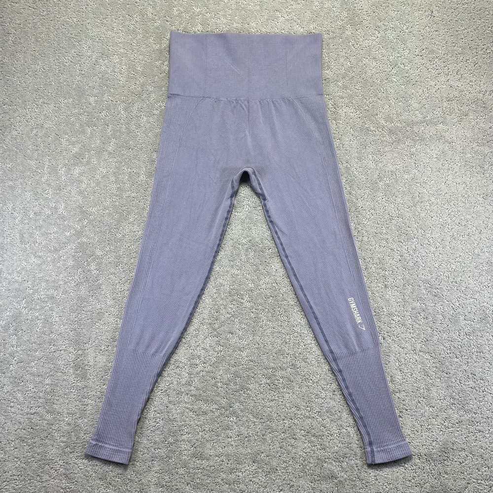Gymshark Leggings Womens Small?? Lavander Seamless High Waisted Compression Gym‎